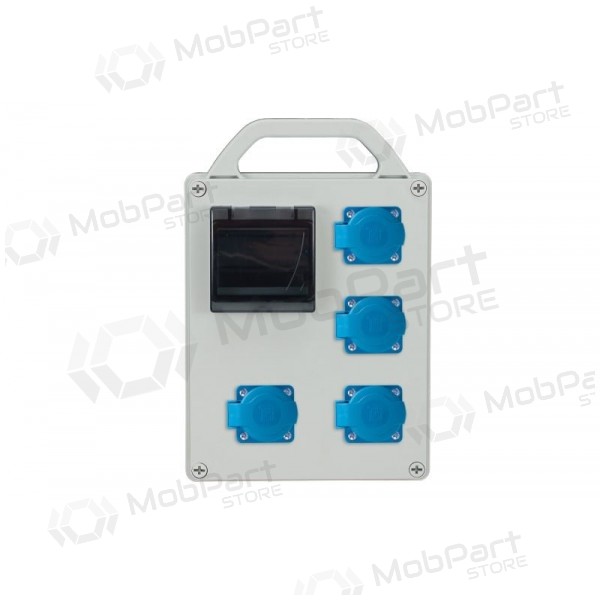 Pawbol B.1713R-S skydaskoos  kištukiniais lizdais (4 mod., 16A 250V)