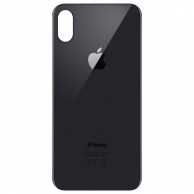Apple iPhone X patareipesade kaas (tagakaas) hall (space grey) (bigger hole for camera)