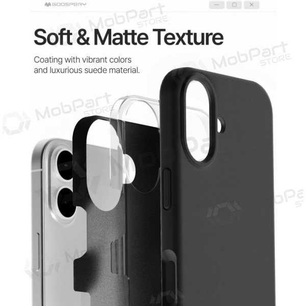 Ümbris Mercury Pure Magsafe Silicon Case Apple iPhone 17 punane