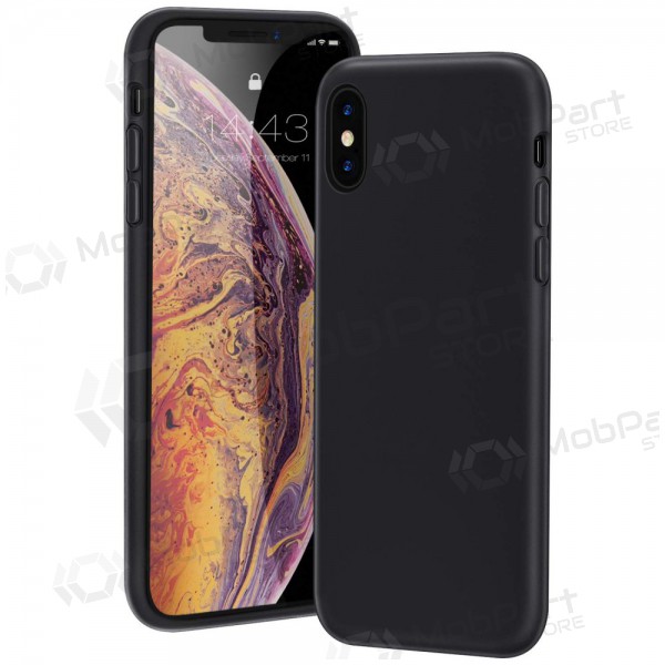 Apple iPhone 11 Pro ümbris - Liquid Silicone 1.5mm (must)