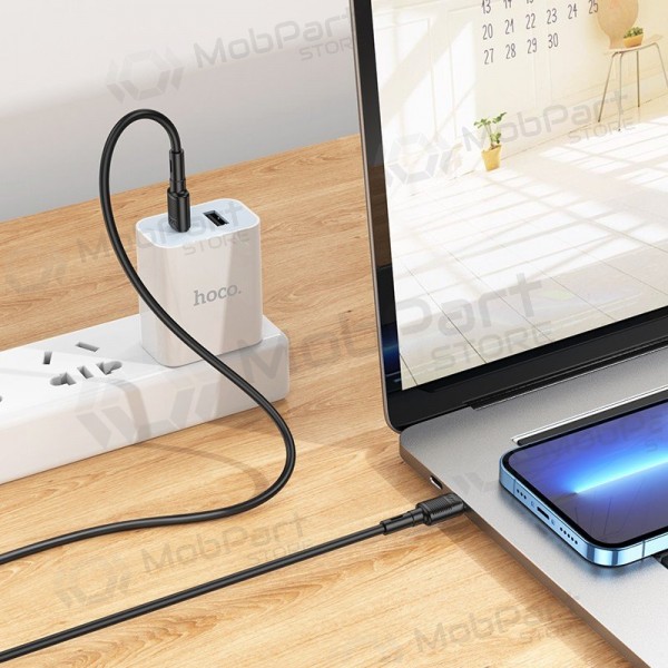 USB kaabel Hoco X83 60W Type-C to Type-C 1.0m mustad