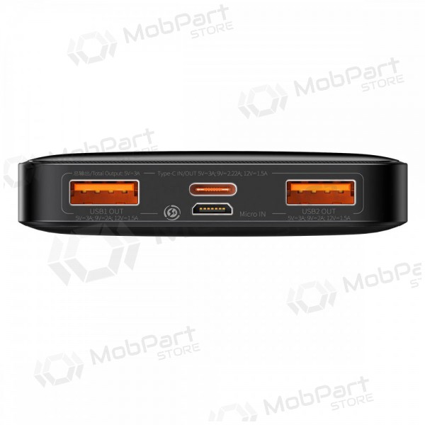 Väline patarei / aku Power Bank Baseus Bipow 20W 10000mAh + MicroUSB 0.25m must PPBD050301 Väline patarei / aku Power Bank Baseus Bipow 20W 10000mAh + MicroUSB 0.25m must PPBD050301