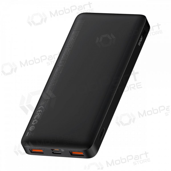 Väline patarei / aku Power Bank Baseus Bipow 20W 10000mAh + MicroUSB 0.25m must PPBD050301 Väline patarei / aku Power Bank Baseus Bipow 20W 10000mAh + MicroUSB 0.25m must PPBD050301