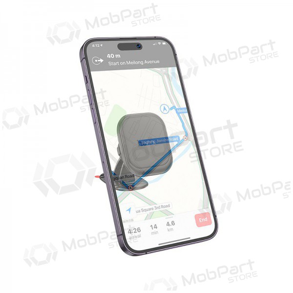 Auto telefonihoidja Hoco H30 tvirtinamas ant prietaisų skydelio magnetinis