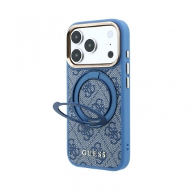 Apple iPhone 18 Pro ümbris - Guess PU 4G Ring Stand MagSafe