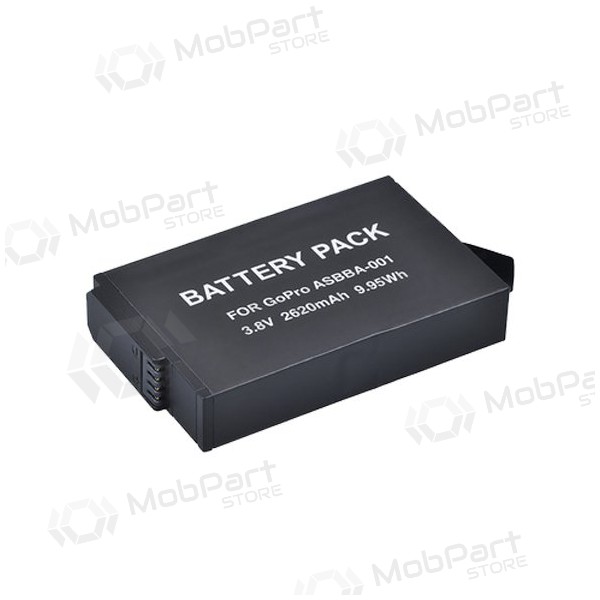 GoPro ASBBA-001 patarei / aku (2620mAh) GoPro ASBBA-001 patarei / aku (2620mAh)
