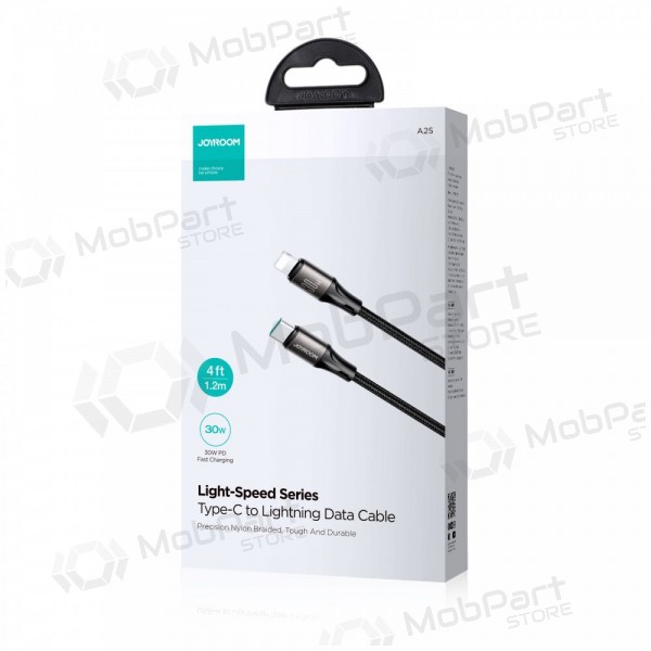 USB kaabel Joyroom SA25-CL3 USB-C to Lightning 30W 1.2m mustad