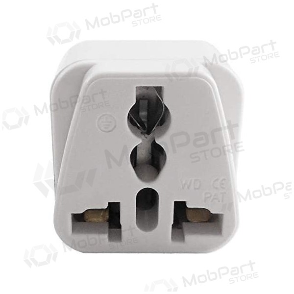 Įkrovimo adapter USA/UK/CN-EUR valged