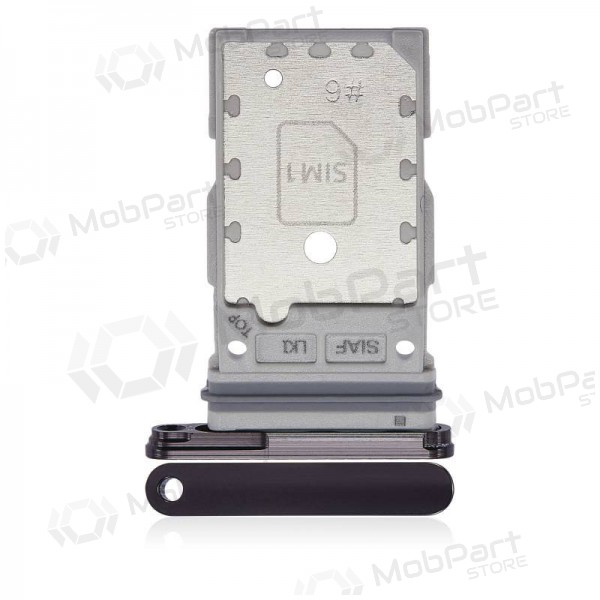 Samsung Galaxy S23 / S23 Plus Dual SIM kaardi hoidja (mustad) (service pack) (originaalne) Samsung Galaxy S23 / S23 Plus Dual SIM kaardi hoidja (mustad) (service pack) (originaalne)