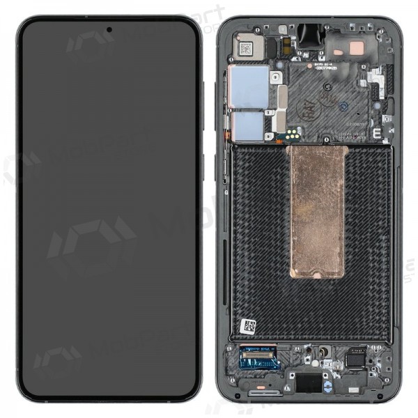 Ekranas Samsung S916 S23+ 5G su lietimui jautriu stikliuku ja rėmeliu Green originaalne (service pack)