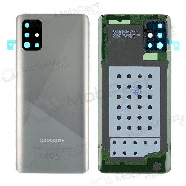 Samsung A515 Galaxy A51 2020 patareipesade kaas (tagakaas) hõbedased (Haze Crush Silver) (service pack) (originaalne)