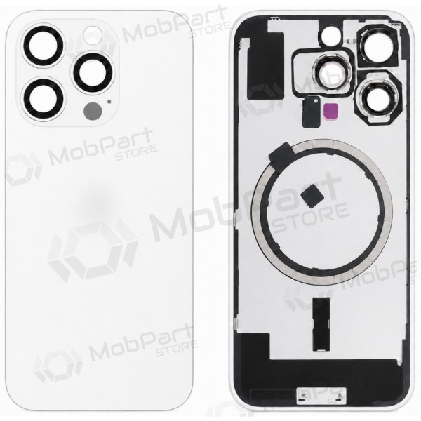 Apple iPhone 16 Pro tagakaas (valge) (Premium)
