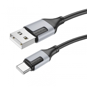 USB kaabel Borofone BX101 USB-A to USB-C 1.0m mustad