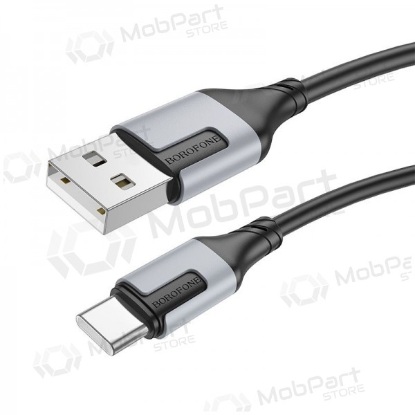 USB kaabel Borofone BX101 USB-A to USB-C 1.0m mustad