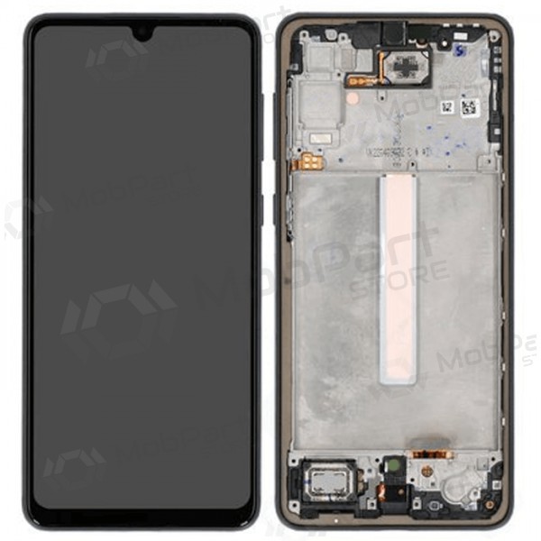 Samsung Galaxy A33 5G ekraan (mustad) (koos raamiga) (originaalne) Samsung Galaxy A33 5G ekraan (mustad) (koos raamiga) (originaalne)