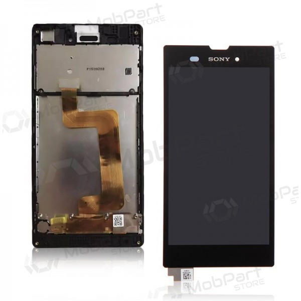 Sony D5103 Xperia T3 ekraan (mustad) (koos raamiga) (service pack) (originaalne) Sony D5103 Xperia T3 ekraan (mustad) (koos raamiga) (service pack) (originaalne)