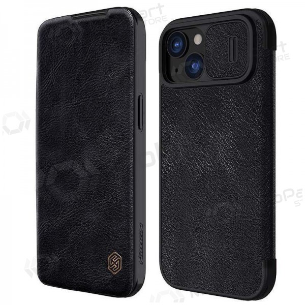Apple iPhone 14 Plus ümbris „Nillkin Leather“ (mustad) Apple iPhone 14 Plus ümbris „Nillkin Leather“ (mustad)