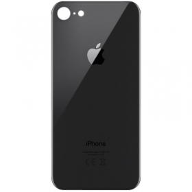 Apple iPhone 8 patareipesade kaas (tagakaas) hall (space grey) (bigger hole for camera)