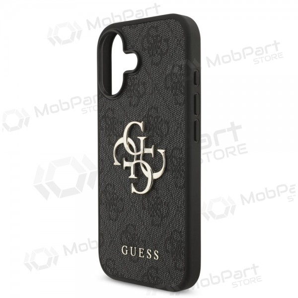 Apple iPhone 17 ümbris - Guess PU 4G Metal Logo (hall)