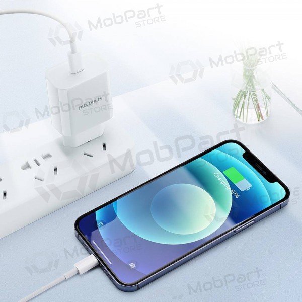Laadija Dux Ducis C50 PD 20W Quick Charge (valged)