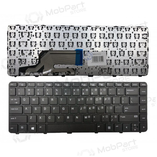 HP: Probook 430 G3, 440 G3, 445 G3 klaviatuur koos raamiga HP: Probook 430 G3, 440 G3, 445 G3 klaviatuur koos raamiga