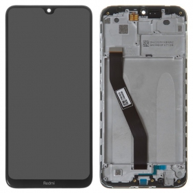 Xiaomi Redmi 8 / 8A ekraan (mustad) (koos raamiga) (service pack) (originaalne)