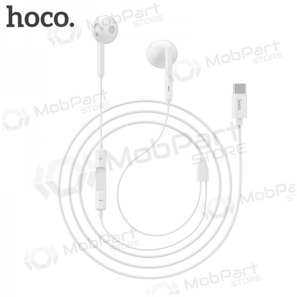 Vabakäeseadmega HOCO L10 Type-C (valge) Vabakäeseadmega HOCO L10 Type-C (valge)