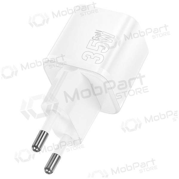 Telefoni laadija Hoco N66 35 W GaN USB-C valge