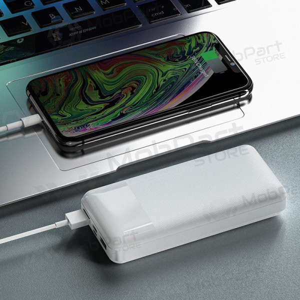 Väline patarei / aku Power Bank Hoco J72A 20000mAh valge Väline patarei / aku Power Bank Hoco J72A 20000mAh valge