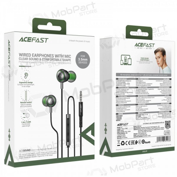 Kõrvaklapid Acefast L4 3.5mm Kõrvaklapid Acefast L4 3.5mm