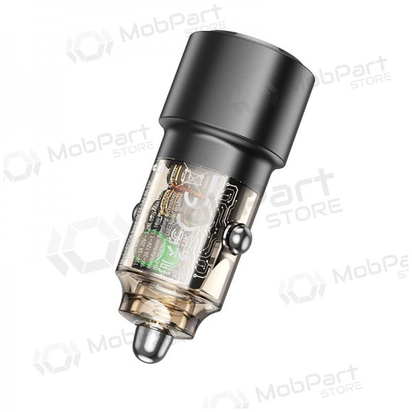Autolaadija Borofone BZ20A 83 W PD QC 3.0 USB-C + USB-A must