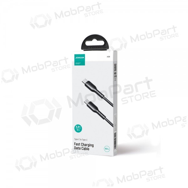 USB kaabel Joyroom SA26-CC3 USB-C to USB-C 60W 1.0m mustad