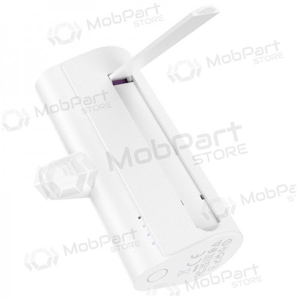 Väline patarei / aku Power Bank Borofone BJ35 Lightning 5000mAh valge Väline patarei / aku Power Bank Borofone BJ35 Lightning 5000mAh valge