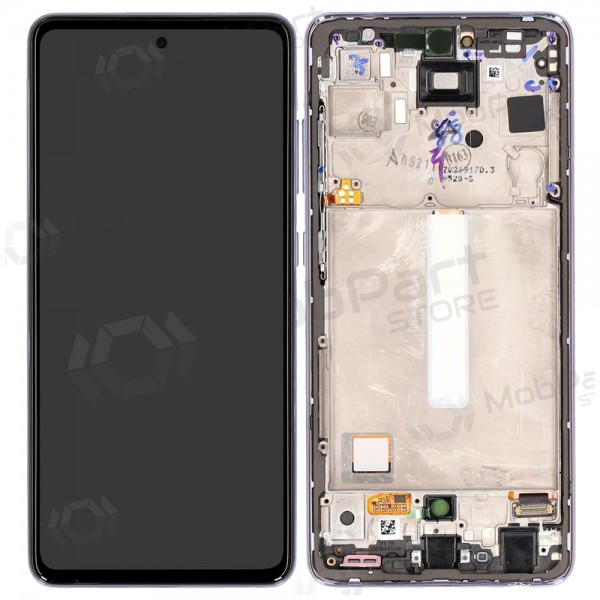 Samsung Galaxy A52S ekraan (lilla) (koos raamiga) (originaalne) Samsung Galaxy A52S ekraan (lilla) (koos raamiga) (originaalne)
