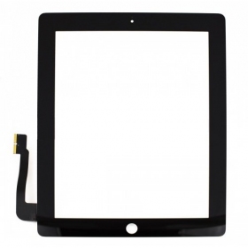 Apple iPad 3 / iPad 4 puutetundlik klaas (mustad)