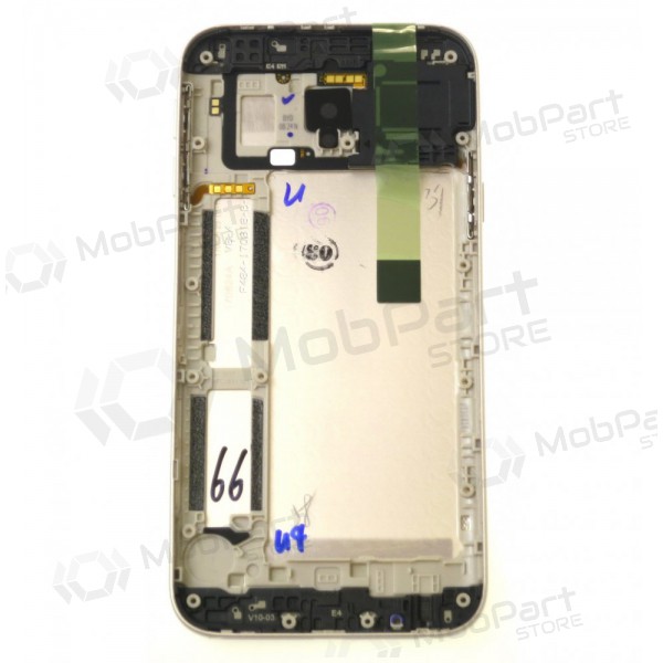 Samsung J330 Galaxy J3 2017 patareipesade kaas (tagakaas) (kuldsed) (kasutatud grade C, originaalne)