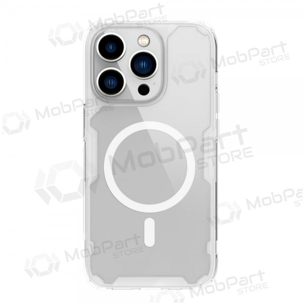 Apple iPhone 13 ümbris - Nillkin Nature Magnetic (valge)