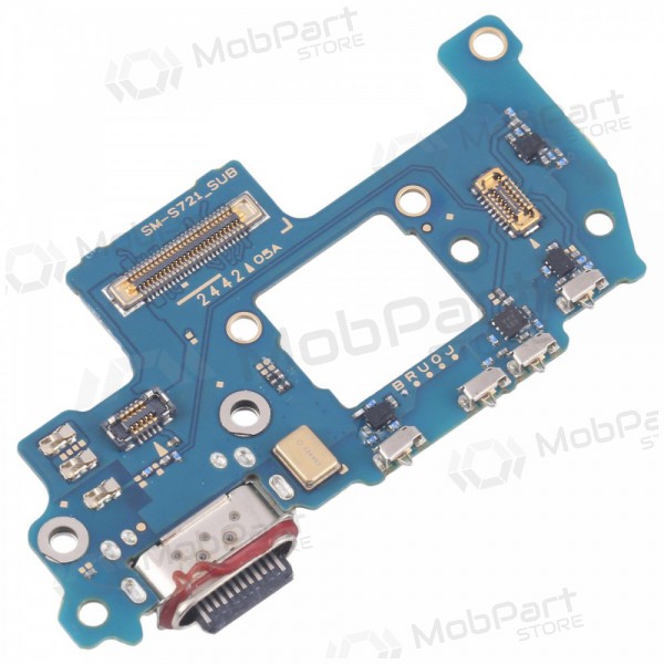 Samsung S721 Galaxy S24 FE 5G laadimispesa ja mikrofoni liides (laadimisliides) (service pack) (originaalne) Samsung S721 Galaxy S24 FE 5G laadimispesa ja mikrofoni liides (laadimisliides) (service pack) (originaalne)