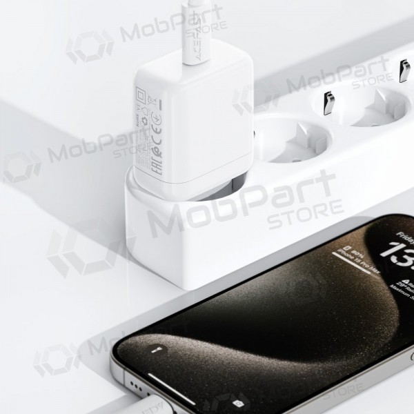 Laadija Acefast A130 20W USB-C valged