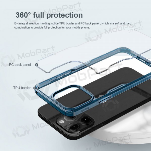 Apple iPhone 15 Plus ümbris „Nillkin Nature Pro“ (sinised) Apple iPhone 15 Plus ümbris „Nillkin Nature Pro“ (sinised)