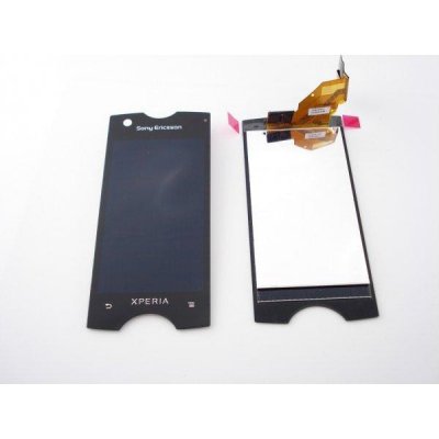 Sony Xperia Ray ST18 ekraan (koos raamiga) (mustad) - Premium