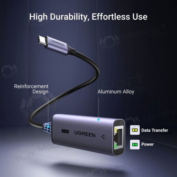 USB-C adapter Ugreen CM648 USB-C–RJ45 hall