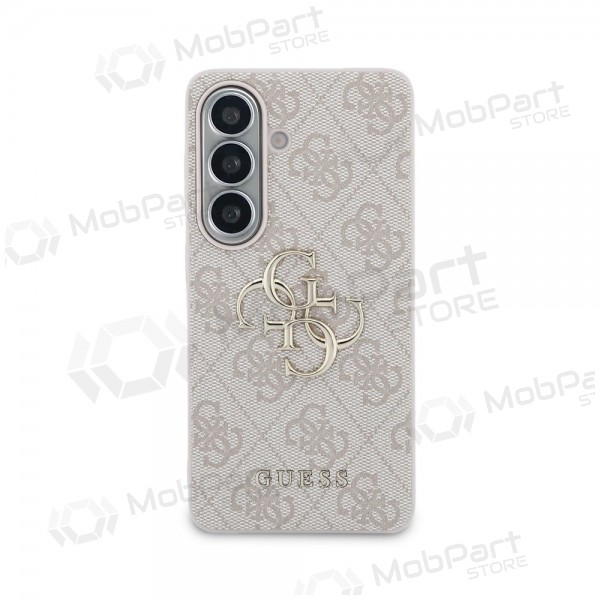 Samsung Galaxy S26 ümbris - Guess PU 4G Metal Logo (roosa)