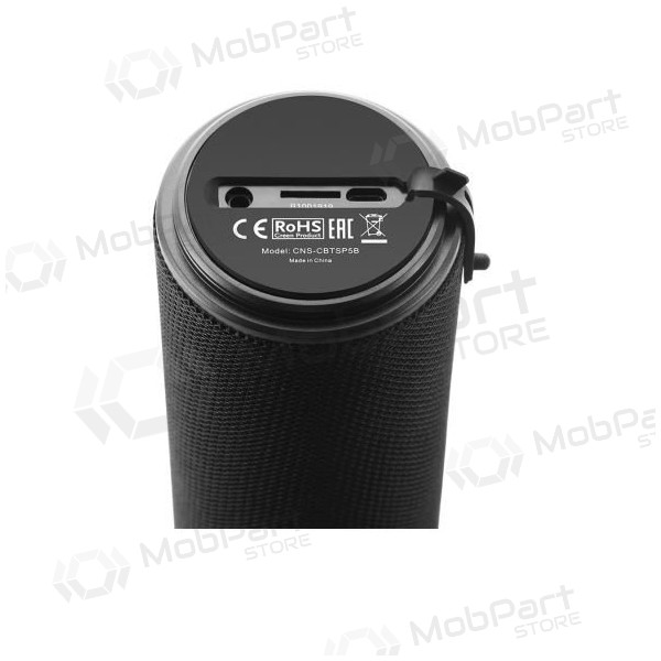 Bluetooth kaasaskantav kõlar CANYON CNS-CBTSP5 (MicroSD, AUX, BT V5.0, 1200mAh) (must)