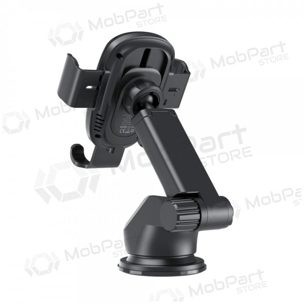 Automobilinis laikiklis-laadija Choetech T203-F 15W Gravity Car Charger Holder mustad