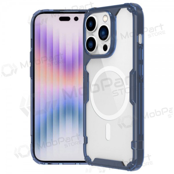 Apple iPhone 14 Plus ümbris „Nillkin Nature Magnetic“ (sinised) Apple iPhone 14 Plus ümbris „Nillkin Nature Magnetic“ (sinised)