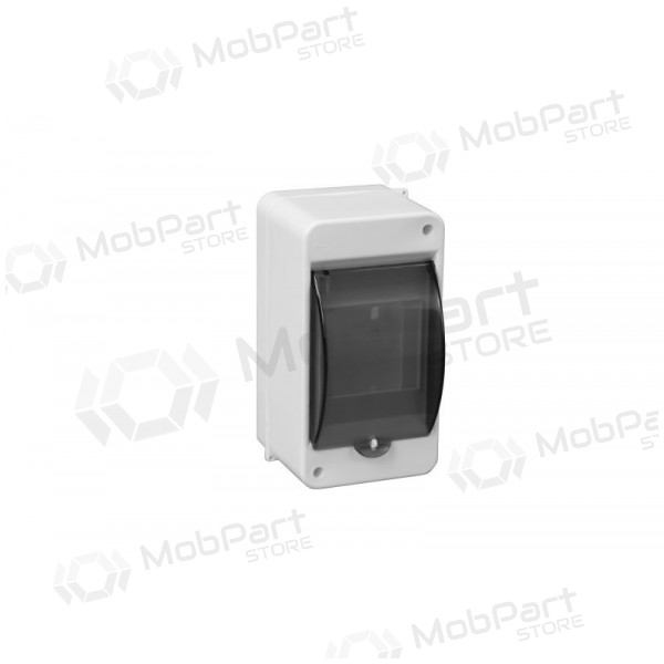 Pawbol 3 mod. virštinkinis skydelis C.2061 (su läbipaistevom durelėm,koos  įžeminimo gnybtais, valged)