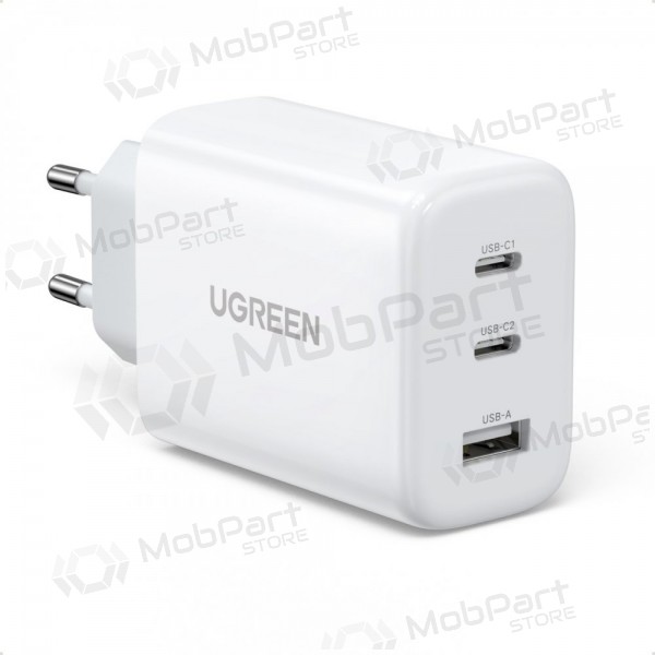 Laadija buitinis Ugreen CD275 2xUSB-C/USB-A 65W valged