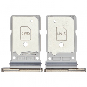 Samsung Galaxy S25 Ultra Dual SIM kaardi hoidja (roosi värvi / kuldsed) (originaalne)