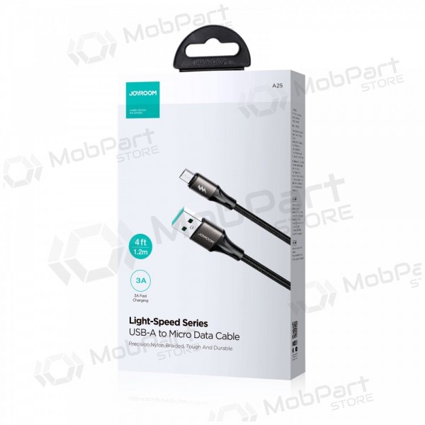 USB kaabel Joyroom SA25-AM3 USB to MicroUSB 3A 1.2m mustad
